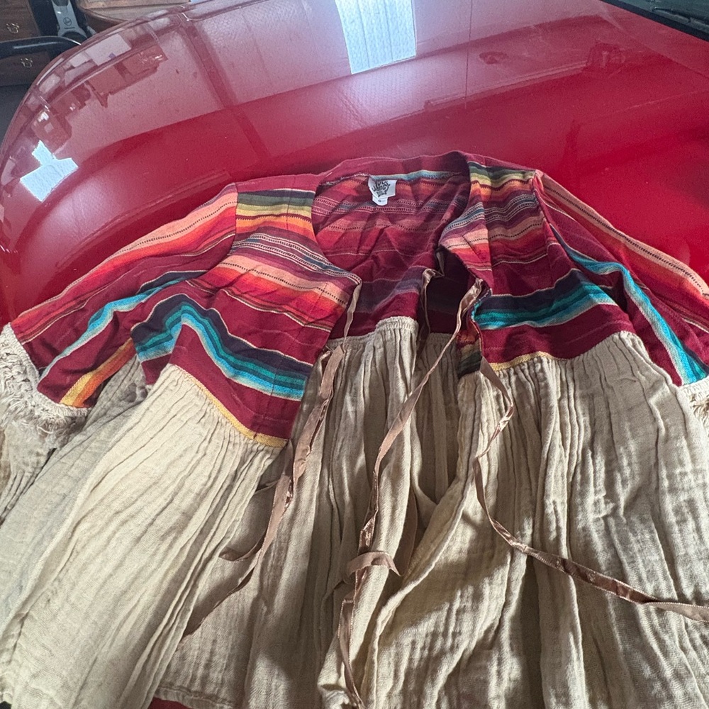 Ivy Jane Multicolor Striped Bohemian Jacket